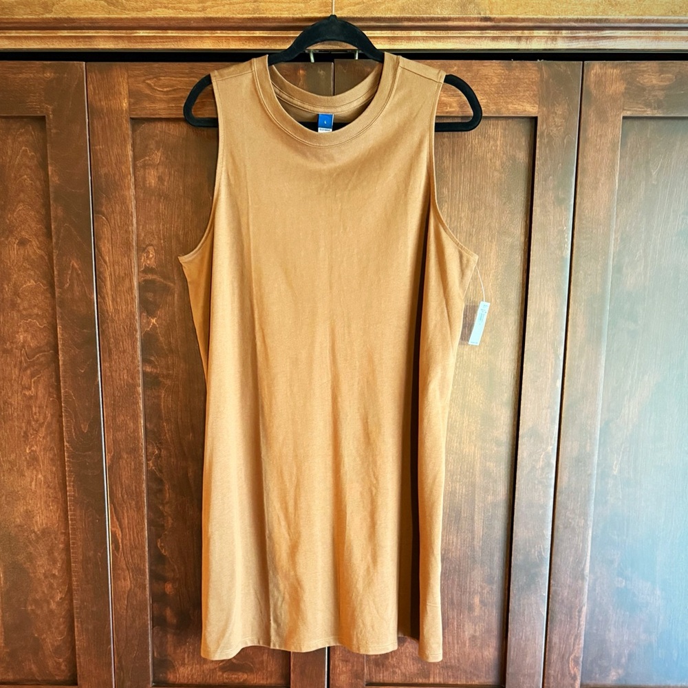 Old Navy Sleeveless Mini Dress in Brown